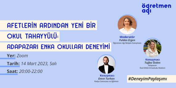 Afetlerin Ardından Yeni Bir Okul Tahayyülü: Adapazarı Enka Okulları Deneyimi
