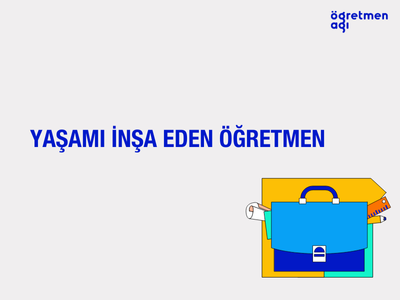 yaşamı inşa eden öğretmen görsel
